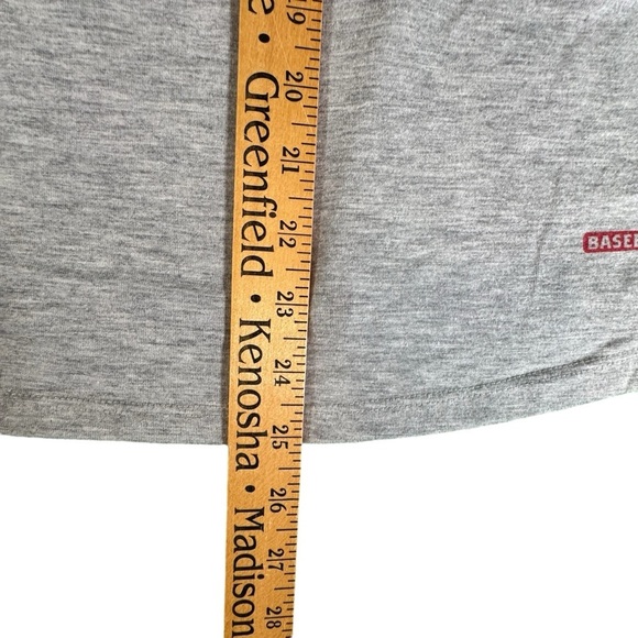 Baseballism Women’s XXL T-Shirt Gray Heart St Louis Hat MLB Fan Tee Casual - Picture 8 of 9